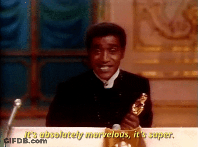 Singer Sammy Davis Jr. You Look Absolutely Marvelous GIF
