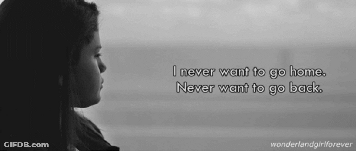 Singer Selena Gomez Never Want To Go Home GIF