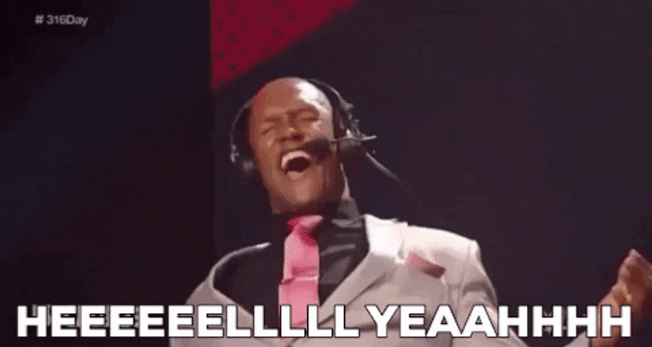 Singing Belting Out Oh Hell Yeah GIF