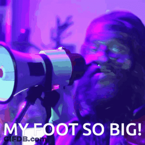 Singing Big Foot GIF