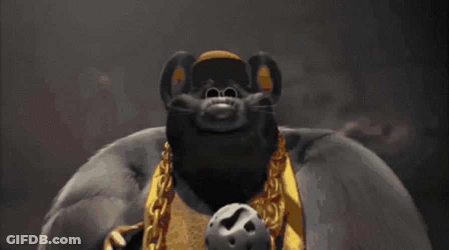 Singing Biggie Cheese GIF