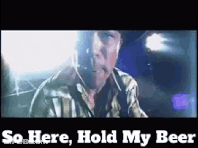 Singing Cowboy Hold My Beer GIF
