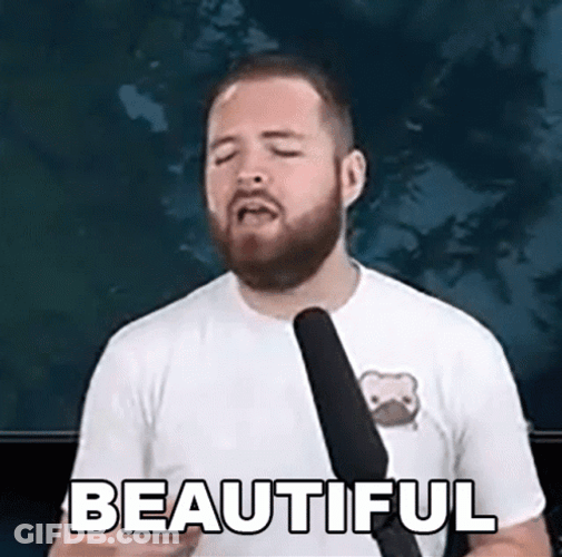 Singing Guy Beautiful Gorgeous GIF