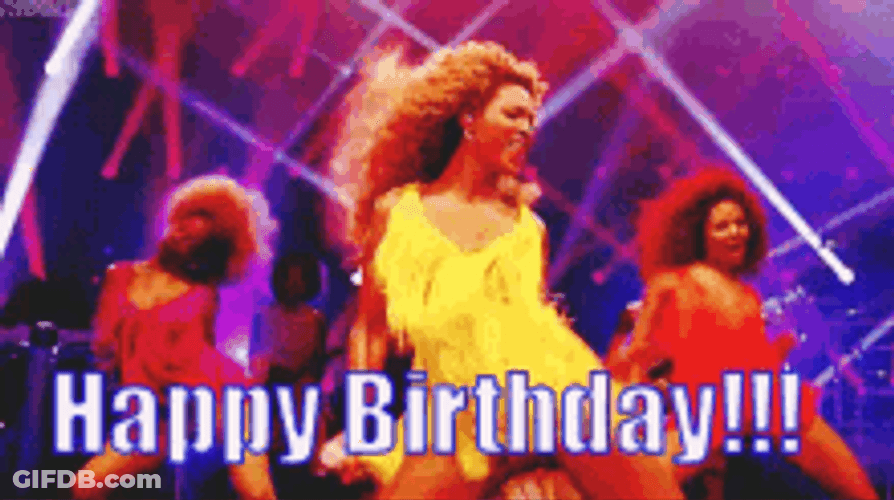 Singing Happy Birthday Greeting From Beyonce GIF