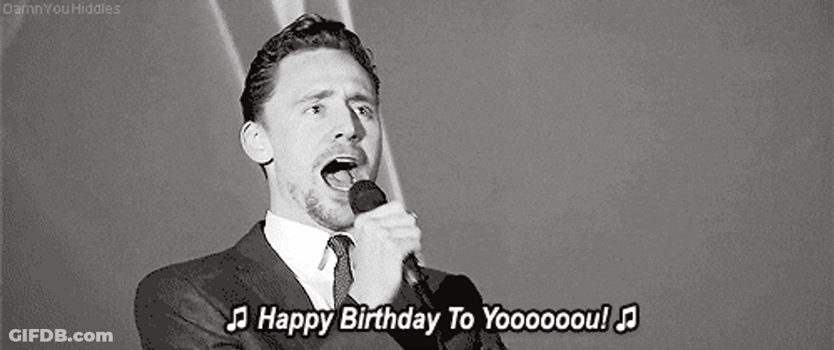 Singing Happy Birthday Harry GIF