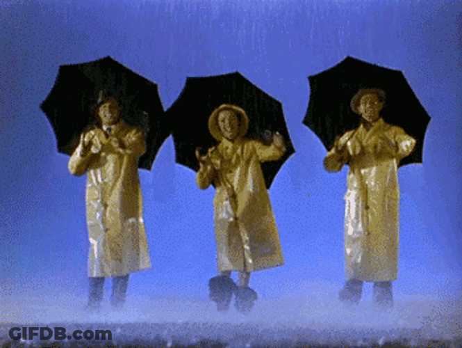 Singing In The Rain 1952 GIF