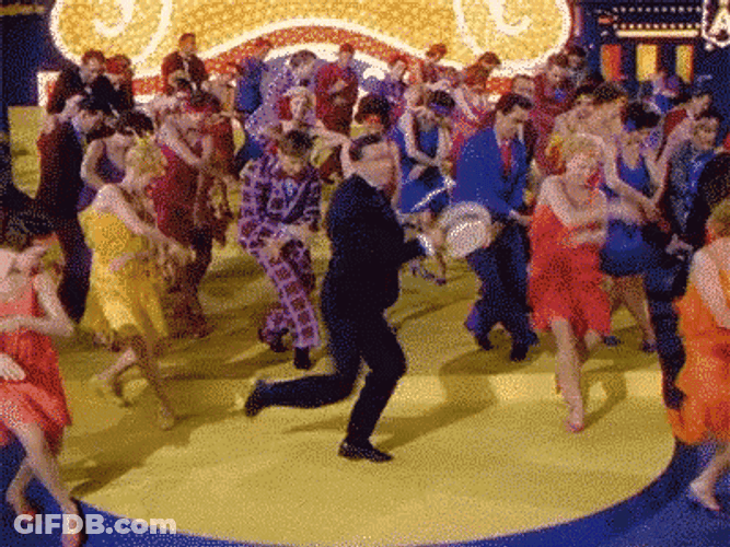 Singing In The Rain Group Performance GIF