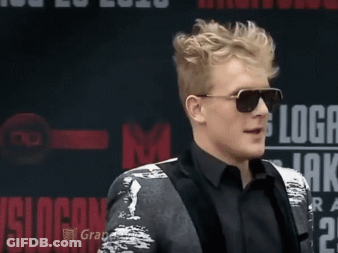 Singing Jake Paul Walmart GIF