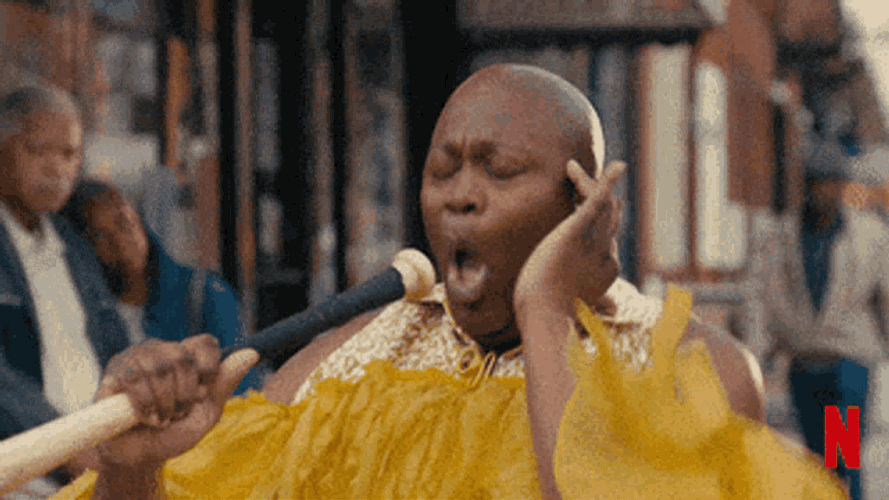 Singing Oh GIF