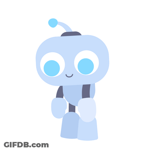 Single Tear Eye Robot GIF