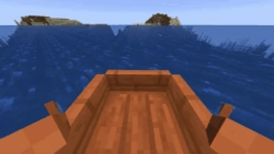 Sinking Boat Wood Raft Video Game Under Sea GIF