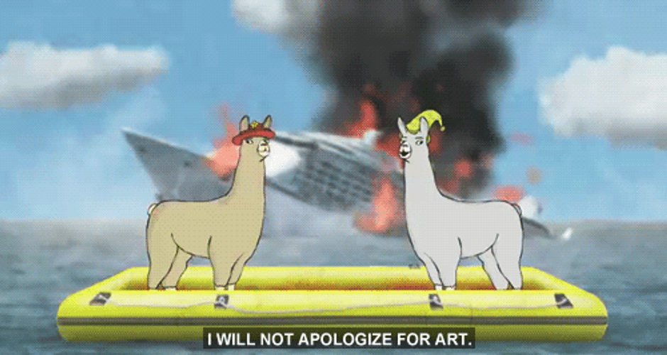 Sinking Ship On Fire GIF