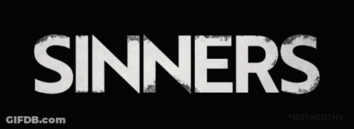 Sinners Word On Black Background GIF