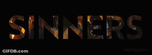 Sinners Word On Dark Background GIF