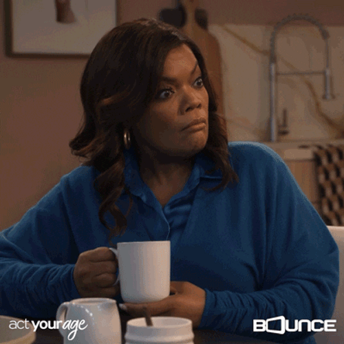 Sipping Tea While Talking To Bestie GIF