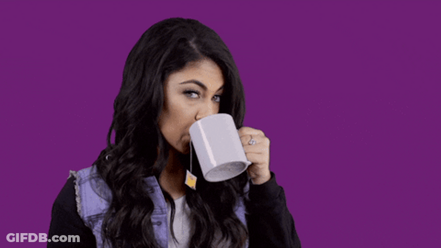 Sips Tea Judging You GIF