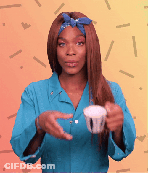 Sips Tea Side Eye GIF