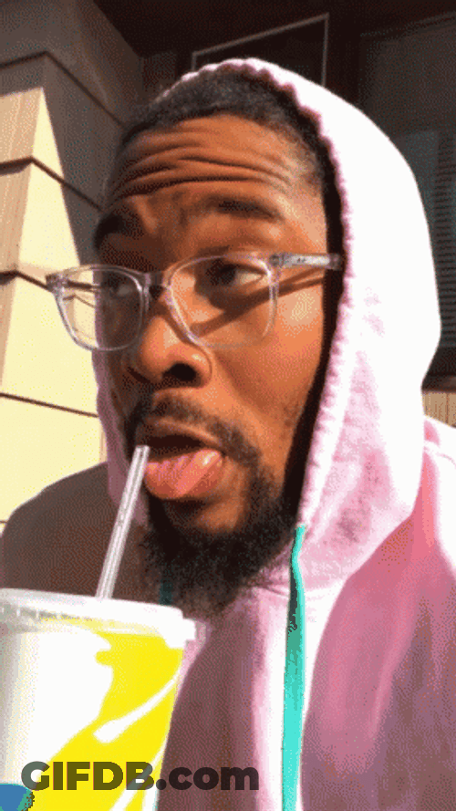 Sips Tea Straw GIF