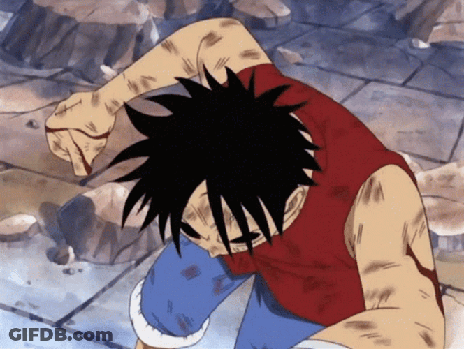 Sir Crocodile And Luffy Fighting GIF