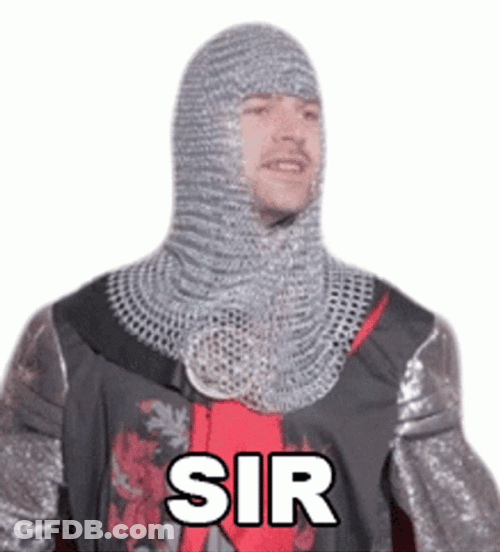 Sir Jared Dines Royal Bow GIF