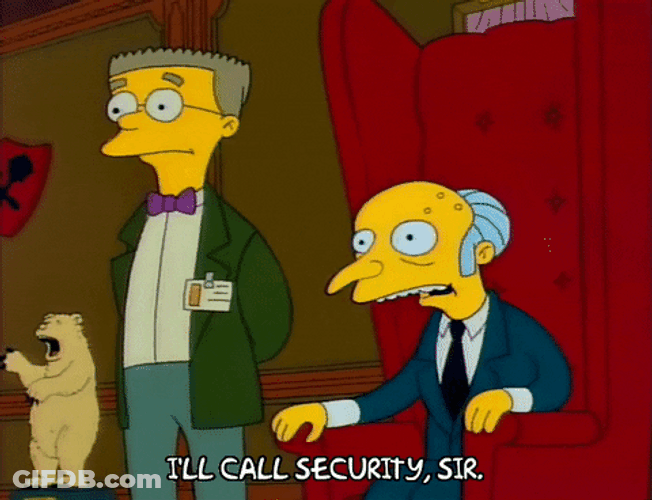Sir Mr Burns The Simpsons GIF