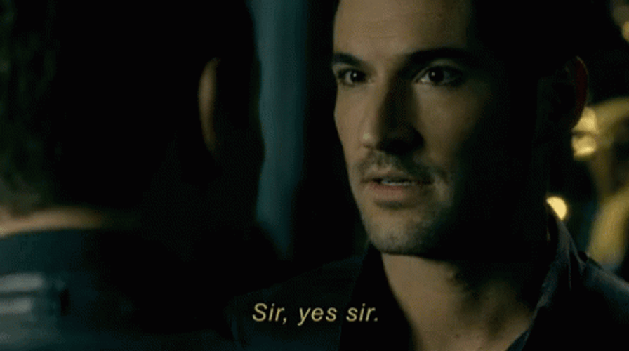 Sir Yes Sir Lucifer Morningstar GIF