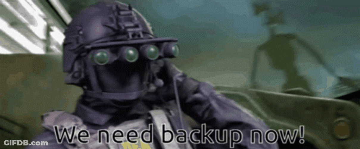 Siren Army Needing Backup GIF
