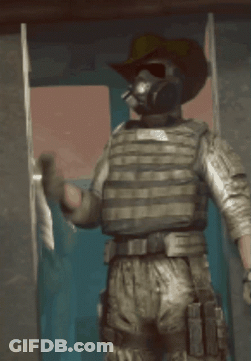 Siren Head Heavy Commando GIF
