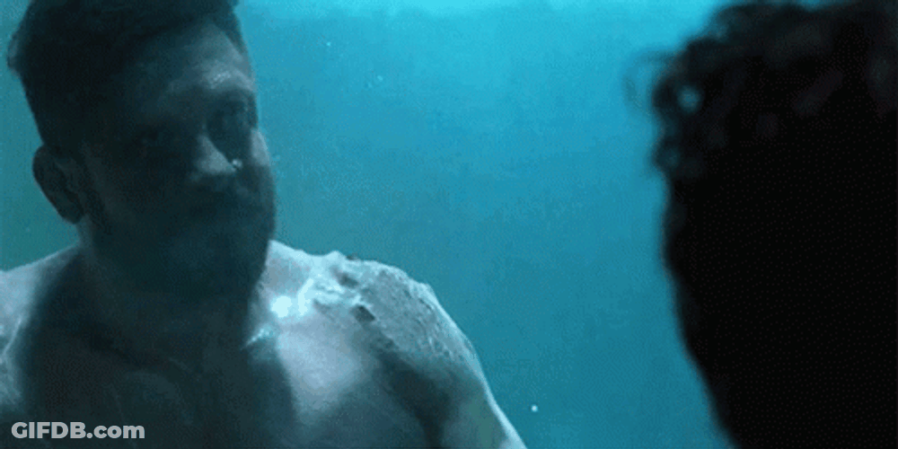 Siren Merman Underwater GIF