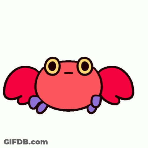 Siri Told Animated Cute Crab Please Try Again GIF