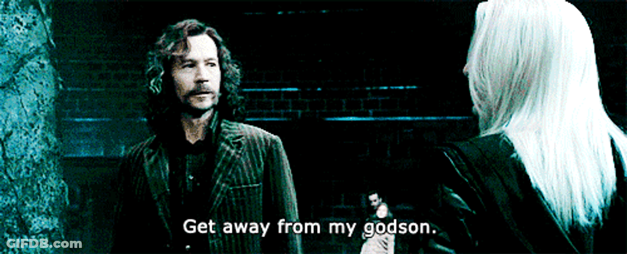 Sirius Black Get Away Punch GIF
