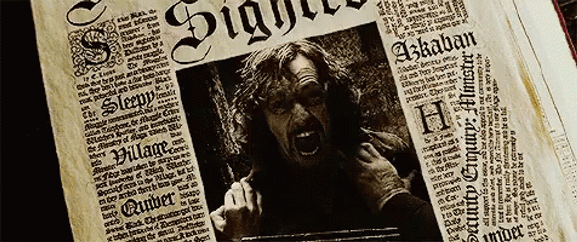 Sirius Black News Prisoner Of Azkaban GIF
