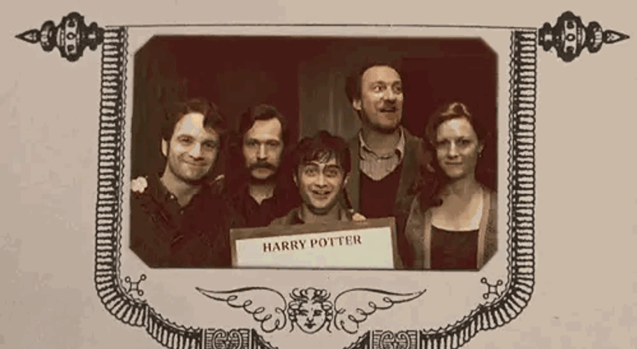 Sirius Black Potter Family Portrait GIF