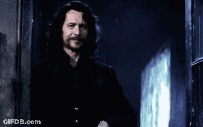 Sirius Black Proud Godfather Smile GIF