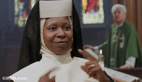 Sister Act Whoopi Goldberg GIF