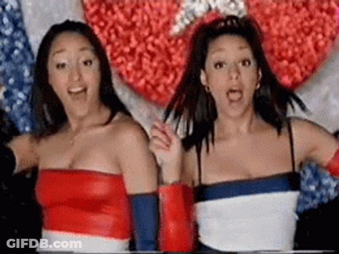 Sisters Twin Music Video Retro GIF