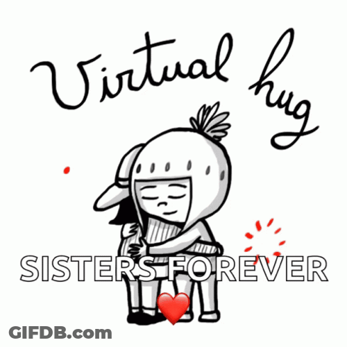 Sisters Virtual Abrazo GIF