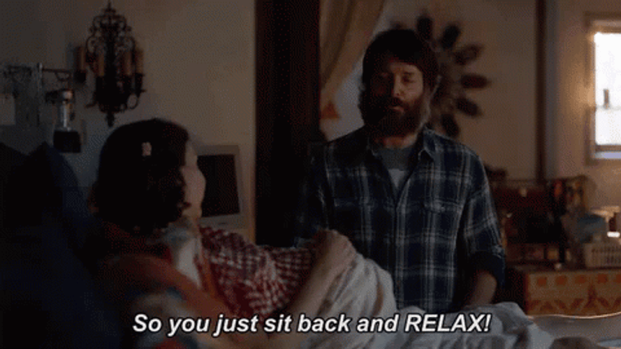 Sit Back And Relax Will Forte GIF