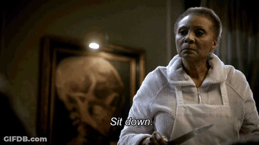 Sit Down Leslie Uggams Threatening GIF