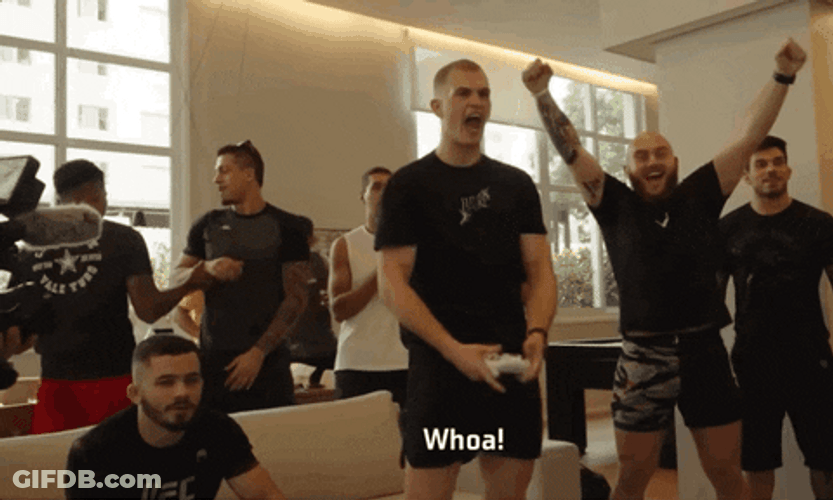 Sit Down Strong Man Commanding GIF