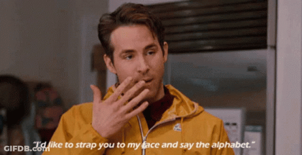 Sit On My Face Ryan Reynolds GIF