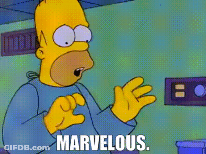 Sitcom Homer Simpson Sad You Look Marvelous Reaction GIF