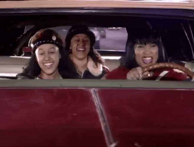 Sitcom Sister Sister Enjoy Driving Fast Car GIF