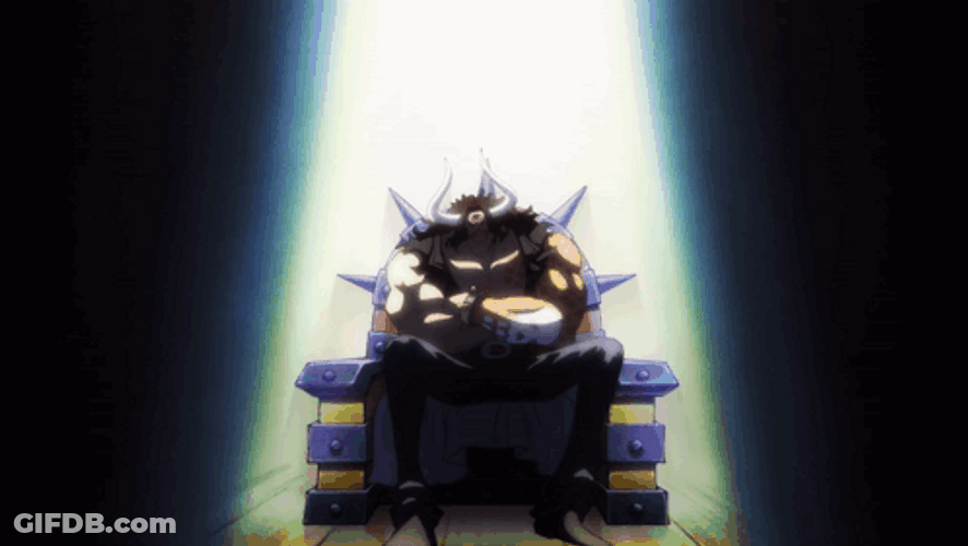 Sitting In His Throne Kaido GIF