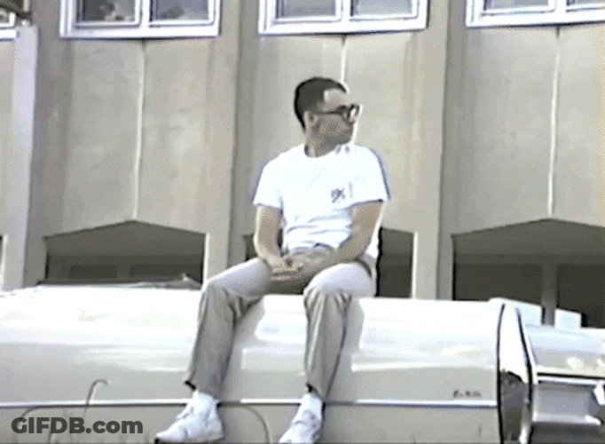 Sitting Jack Antonoff On The Car GIF