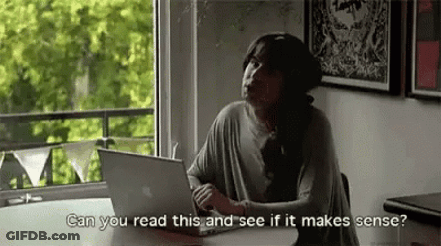 Sitting Lady Throwing Computer GIF