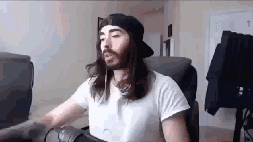 Sitting Man Disappear GIF
