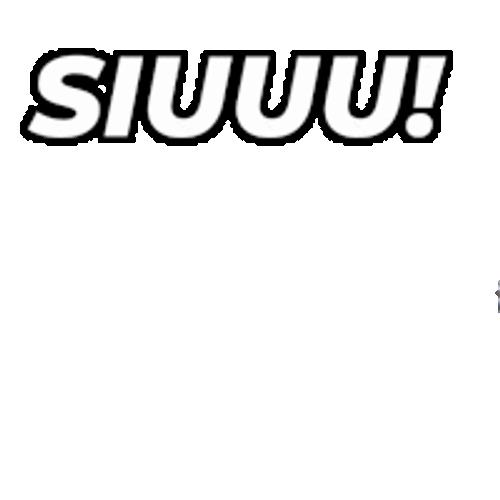 Siu Siuuu Sticker GIF