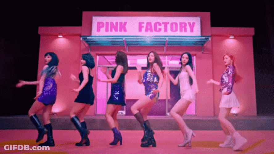Six Dancing Girls GIF