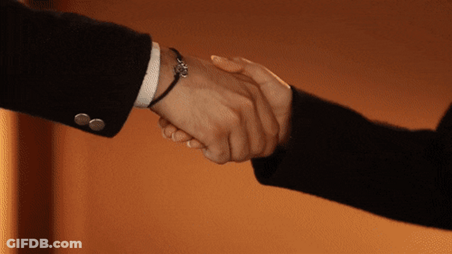 Siyali Rajpu Awkward Handshake GIF
